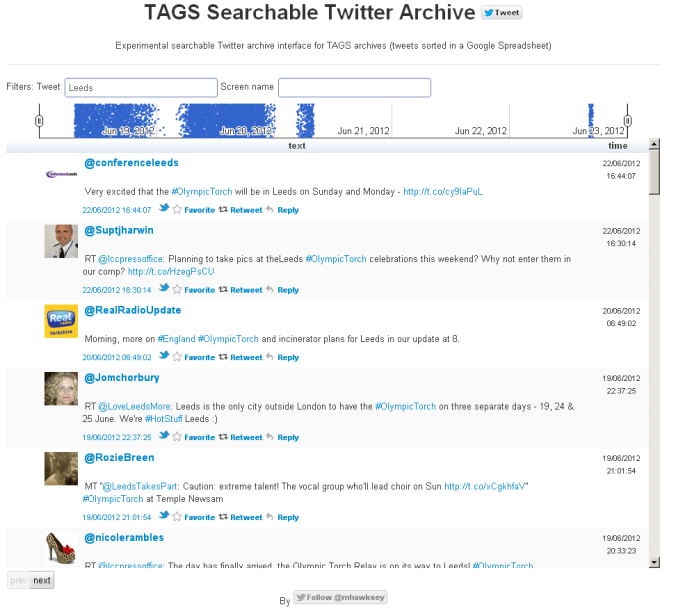 twitter archive yorkshire olympic torch